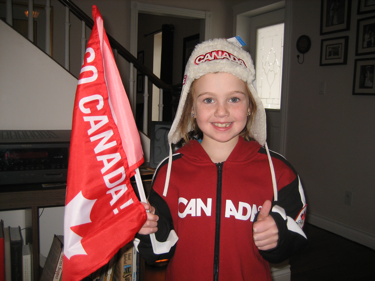 Eva attended the Vancouver Olympics as her wish