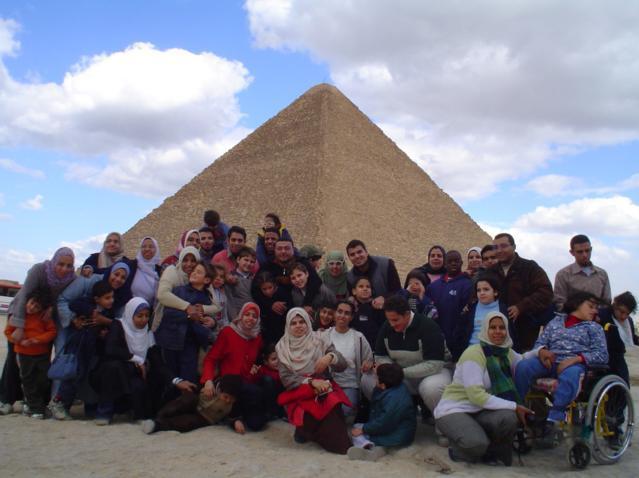 Parents and Children from the Egypt chapter of A Day Away — photo credit: YDA