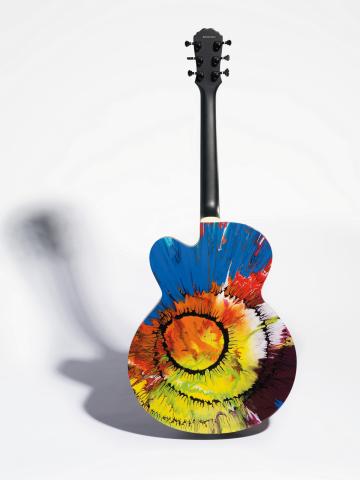 Damien Hirst Guitar Back