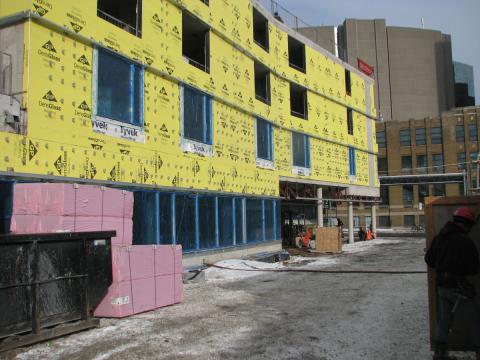 Ronald McDonald house under construction, Toronto